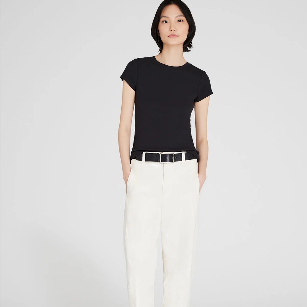 Club Monaco Bowee Tee, Size Medium, Deep Lilac/Plum, Very good condition - Picture 7 of 9
